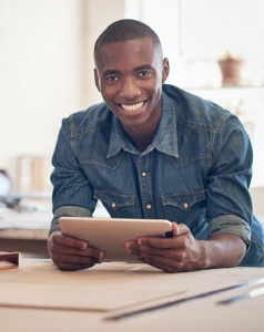 Guy With Tablet